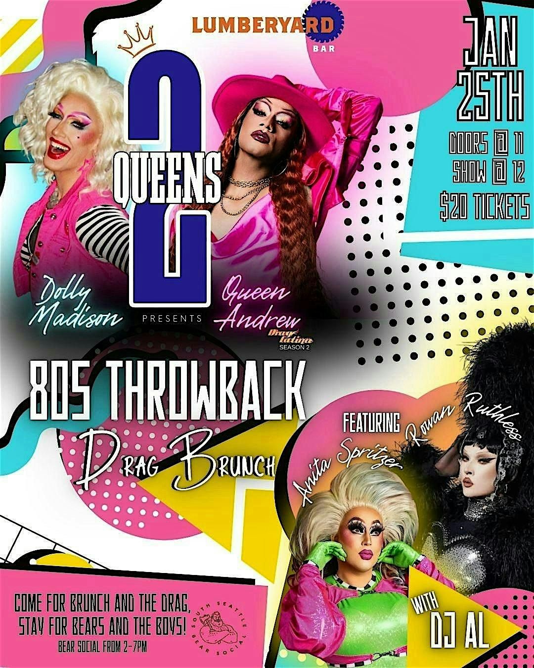 Two Queens Present: 80s Brunch | Event in Seattle | AllEvents