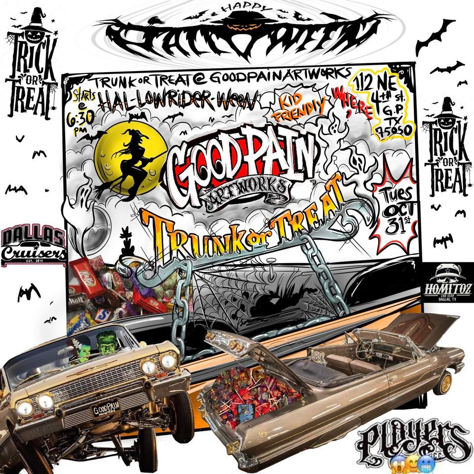 HalLow RiderWeen Trunk or Treat, Good Pain Artworks, Grand Prairie