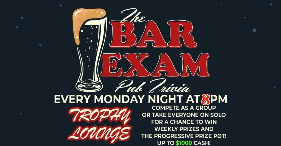 The Bar Exam Pub Trivia at Trophy Lounge, Trophy Lounge, Anchorage, January 8 2024 AllEvents.in