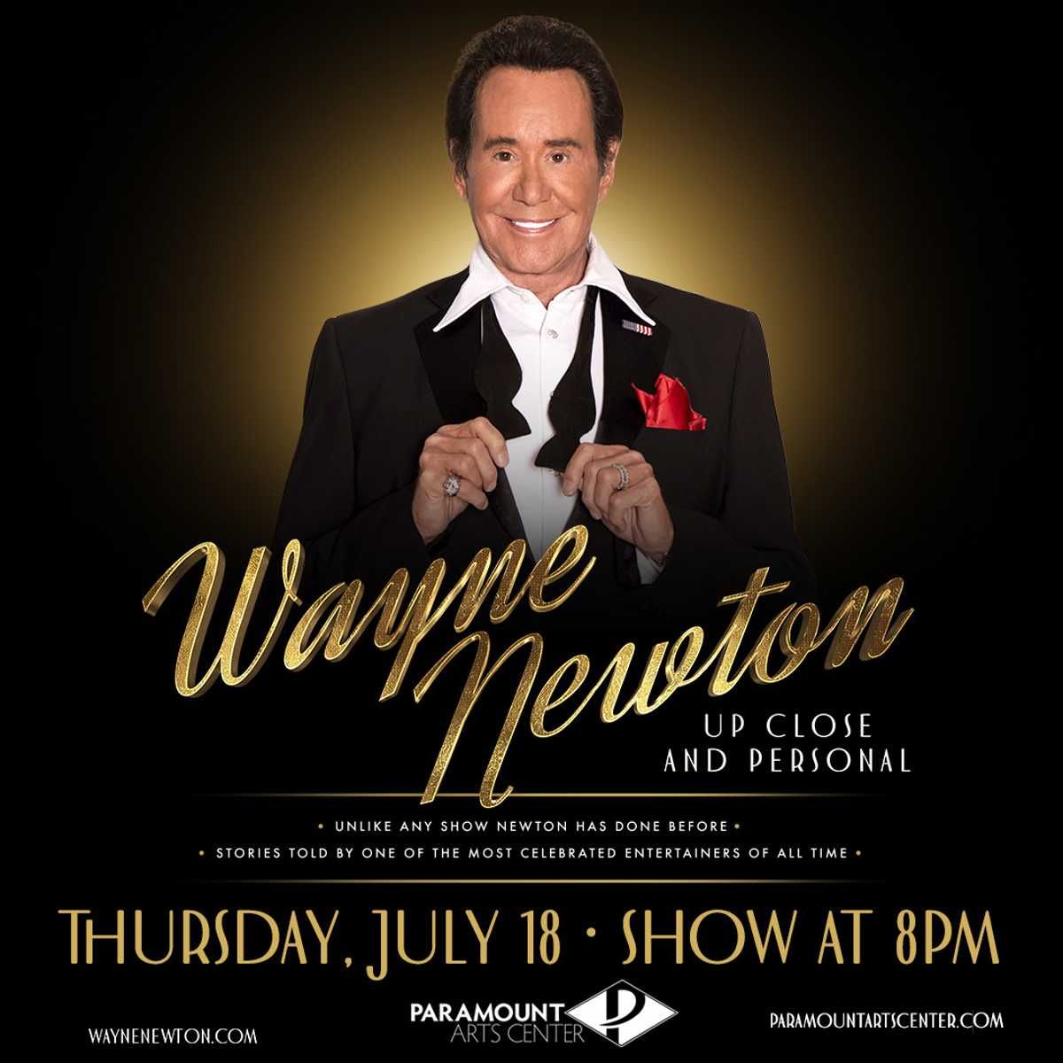 Wayne Newton at Ocean City Music Pier, 26 August | Event in Ocean City | AllEvents
