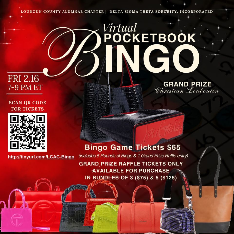 Pocketbook Bingo , VIRTUAL, Oxon Hill, February 16 2024 AllEvents.in Online Event