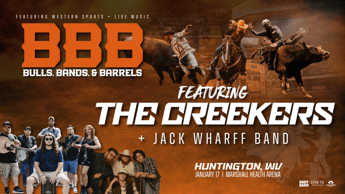 Bulls, Bands & Barrels with The Creekers and The Jack Wharff Band, 17 January | Event in Huntington | AllEvents