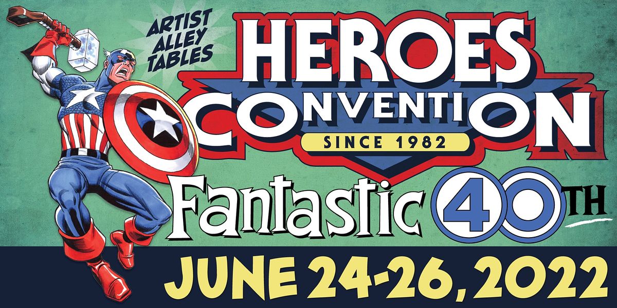 Heroes Convention 2022 Artist Alley Table Charlotte Convention Center June 24 To June 26 Allevents In Charlotte Convention Center Events 2022