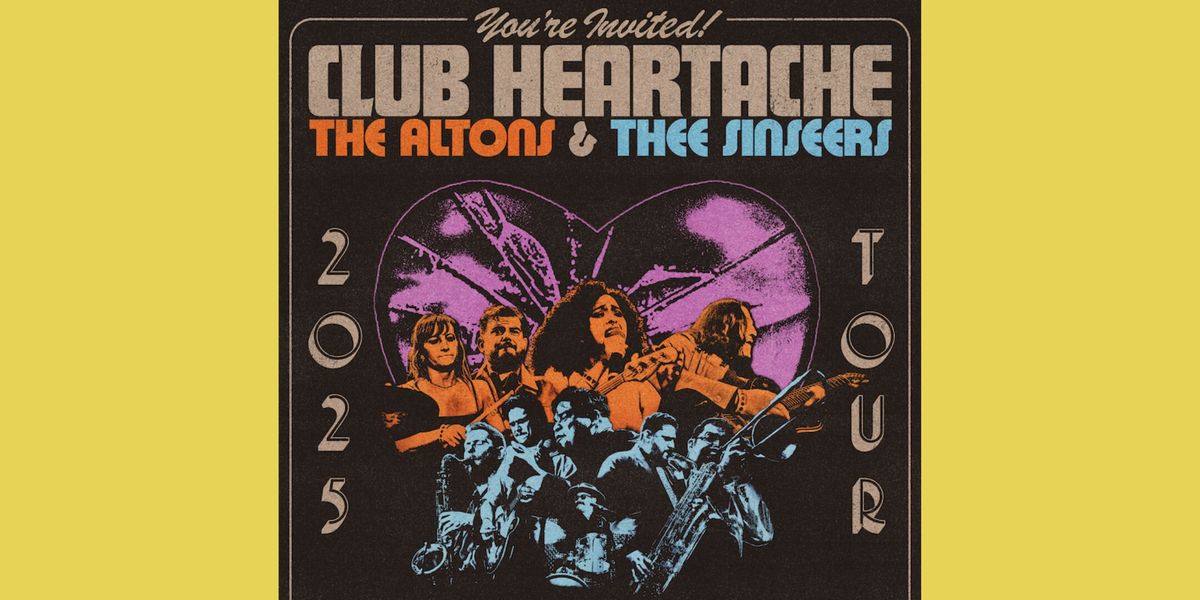 The Altons & Thee Sinseers: Club Heartache Tour in Washington, 18 November | Event in Washington | AllEvents