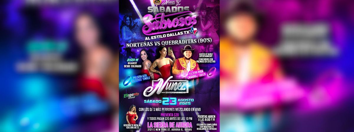 NORTEÑAS VS QUEBRADITAS (90'), 23 August | Event in Aurora | AllEvents