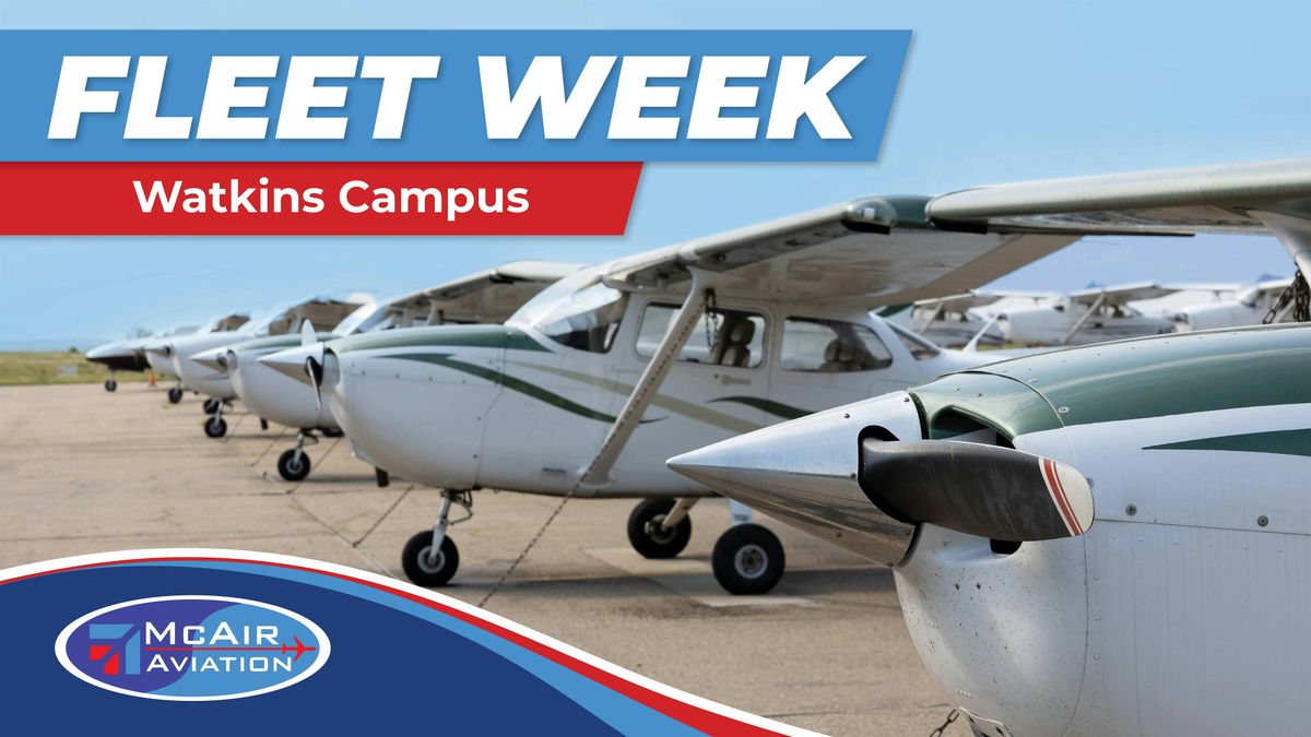 McAir Aviation Fleet Week | Watkins Campus