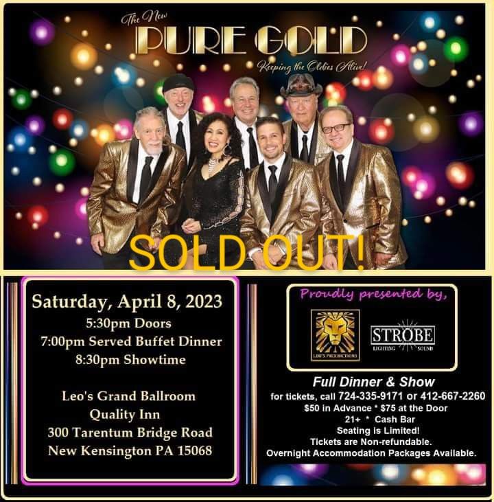SOLD OUT! The New PURE GOLDLeos Grand Ballroom, Quality Inn (300