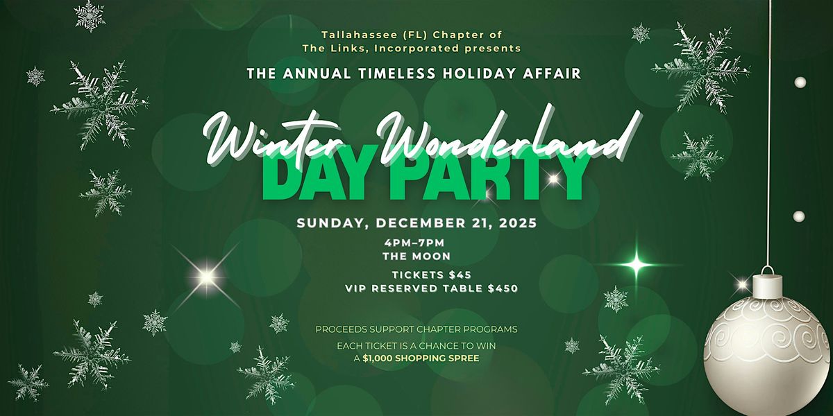 Winter Wonderland Day Party, 21 December | Event in Tallahassee | AllEvents