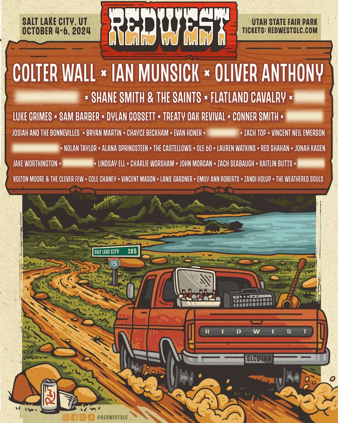 Redwest Colter Wall Ian Munsick Flatland Cavalry Friday Utah redwest-colter-wall-ian-munsick-flatland-cavalry-friday-utah