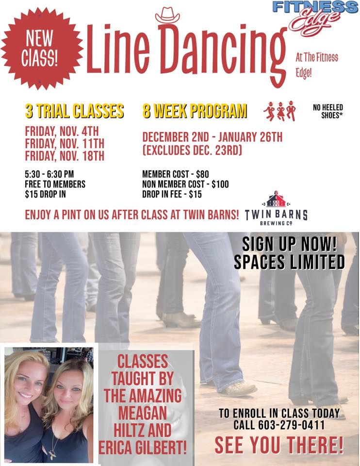 New Line Dancing Program (Trial Classes), The Fitness Edge, Meredith