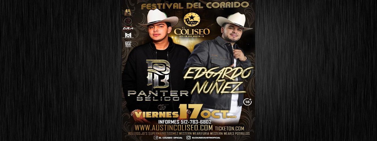 PANTER BELICO & EDGARDO NUÑEZ, 17 October | Event in Austin | AllEvents