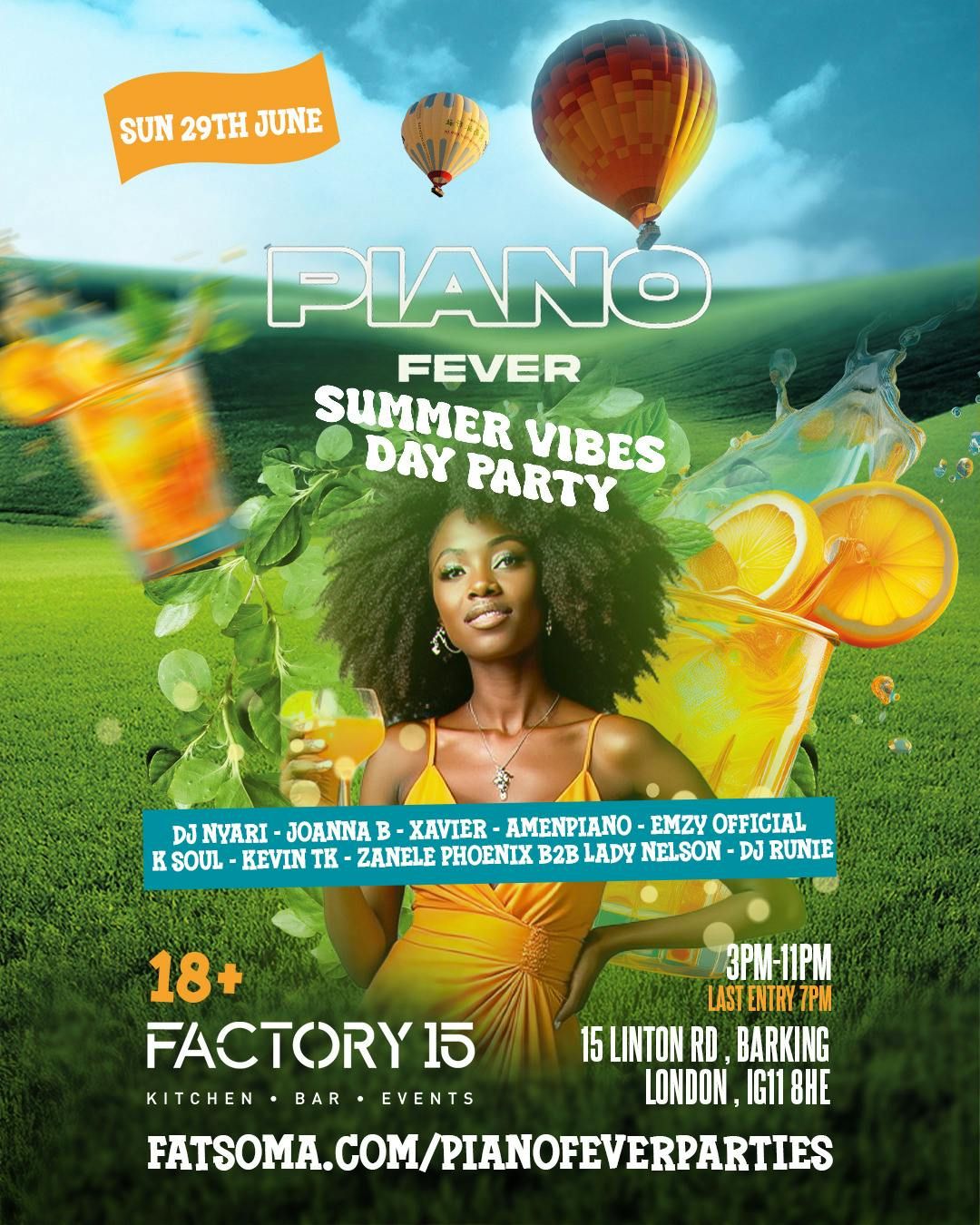  PIANO FEVER SUMMER DAYS LONDON - DAY PARTY, 29 June | Event in Barking | AllEvents