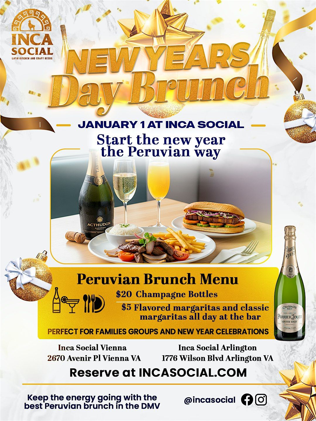 New Years Day Brunch #Arlington, 1 January | Event in Arlington | AllEvents
