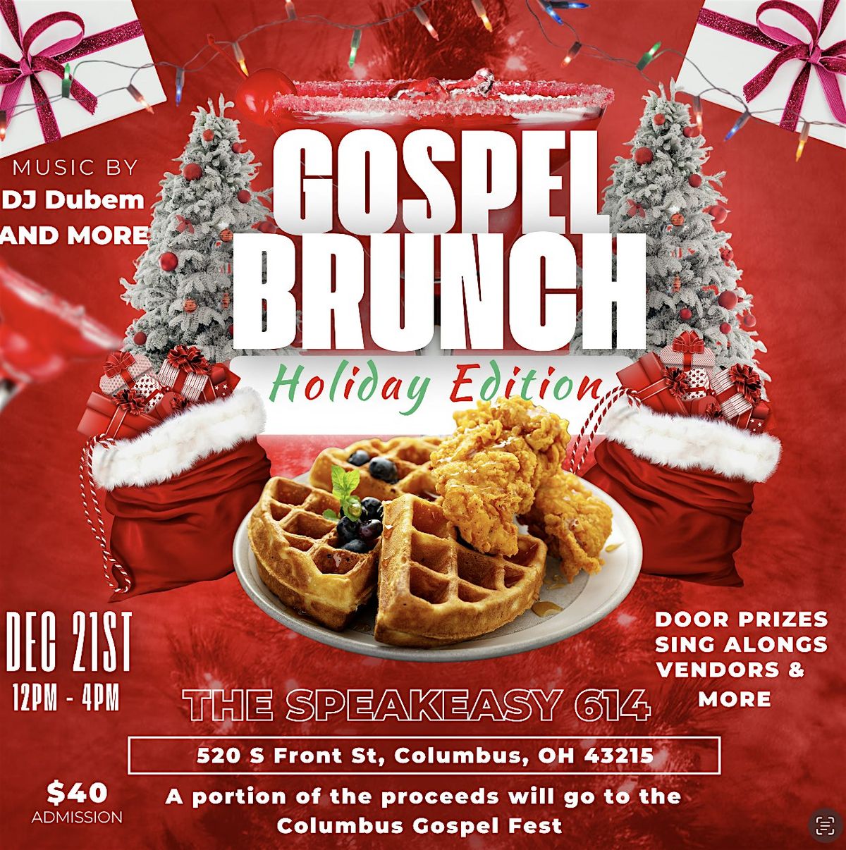 GospelBrunch Holiday Edition, 21 December | Event in Columbus | AllEvents