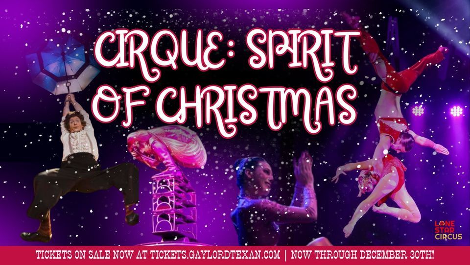 Cirque The Spirit of Christmas at Gaylord Texas, Glass Cactus