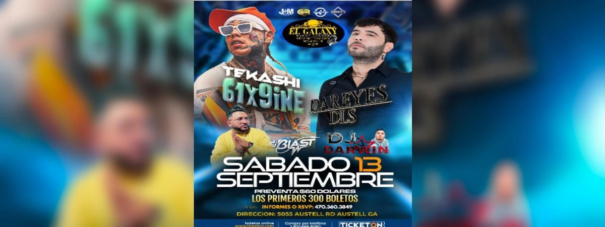 TEKASHI 61X9INE & DAREYES DLS, 13 September | Event in Austell | AllEvents