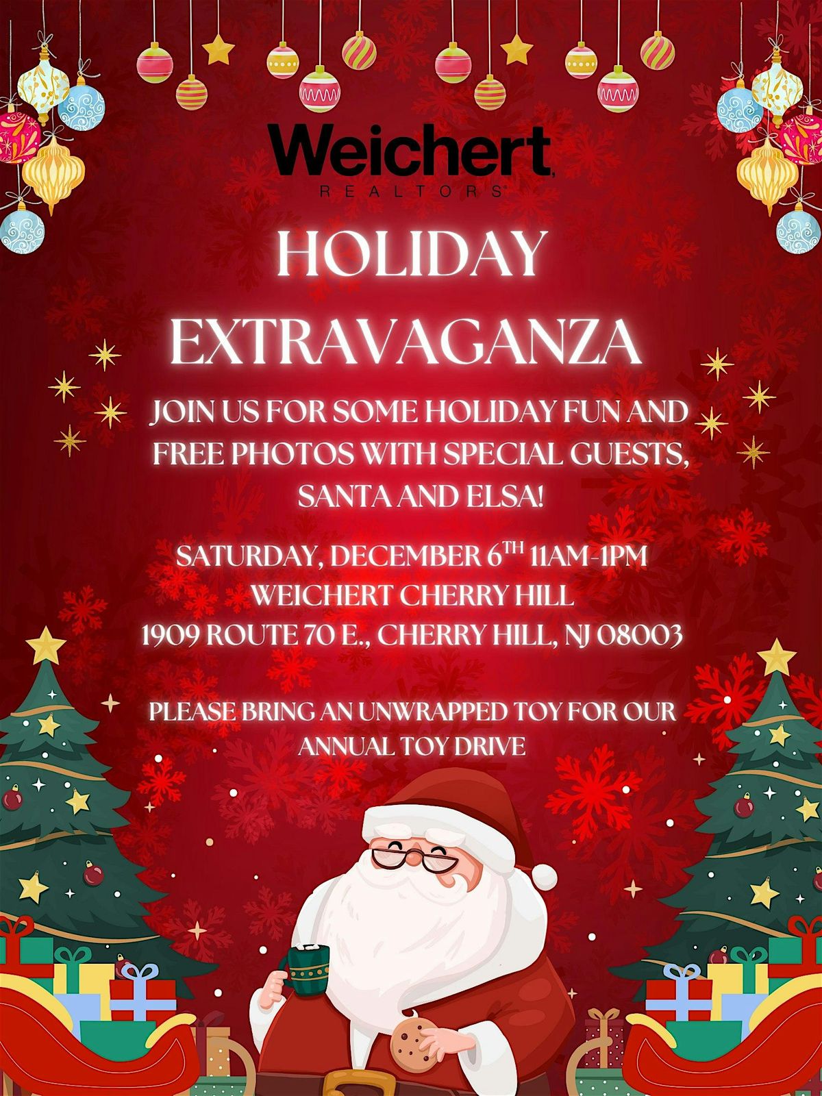 Holiday Extravaganza – Free Photos with Santa & Elsa!, 6 December | Event in Cherry Hill Township | AllEvents