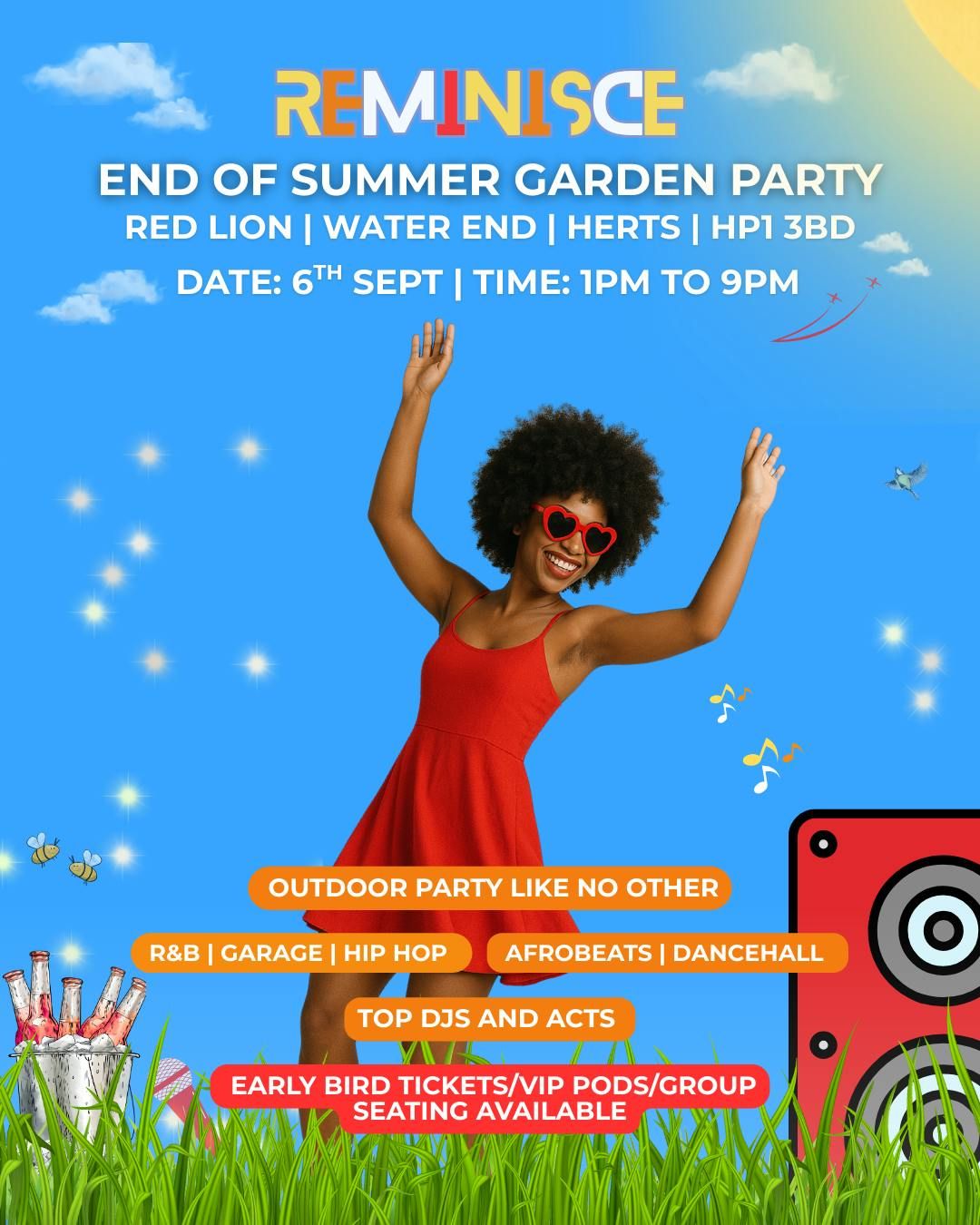  "REMINISCE"  End Of Summer Garden Party, 6 September | Event in Hemel Hempstead | AllEvents