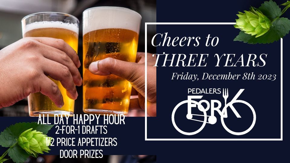 Pedalers Forks 3 Year Anniversary, The Pedaler's Fork, Cedar Rapids