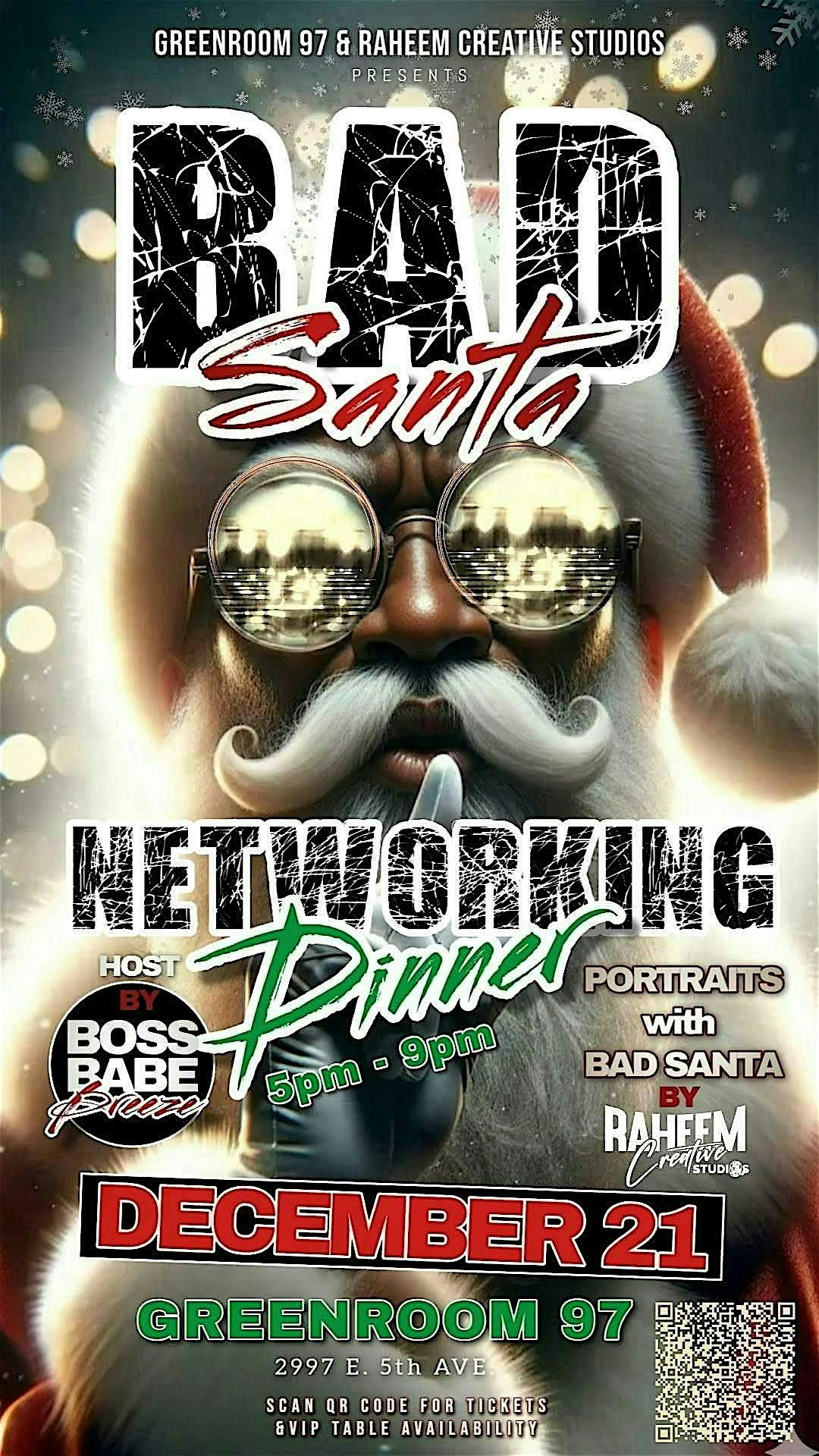 Bad Santa Networking Dinner, 21 December | Event in Columbus | AllEvents