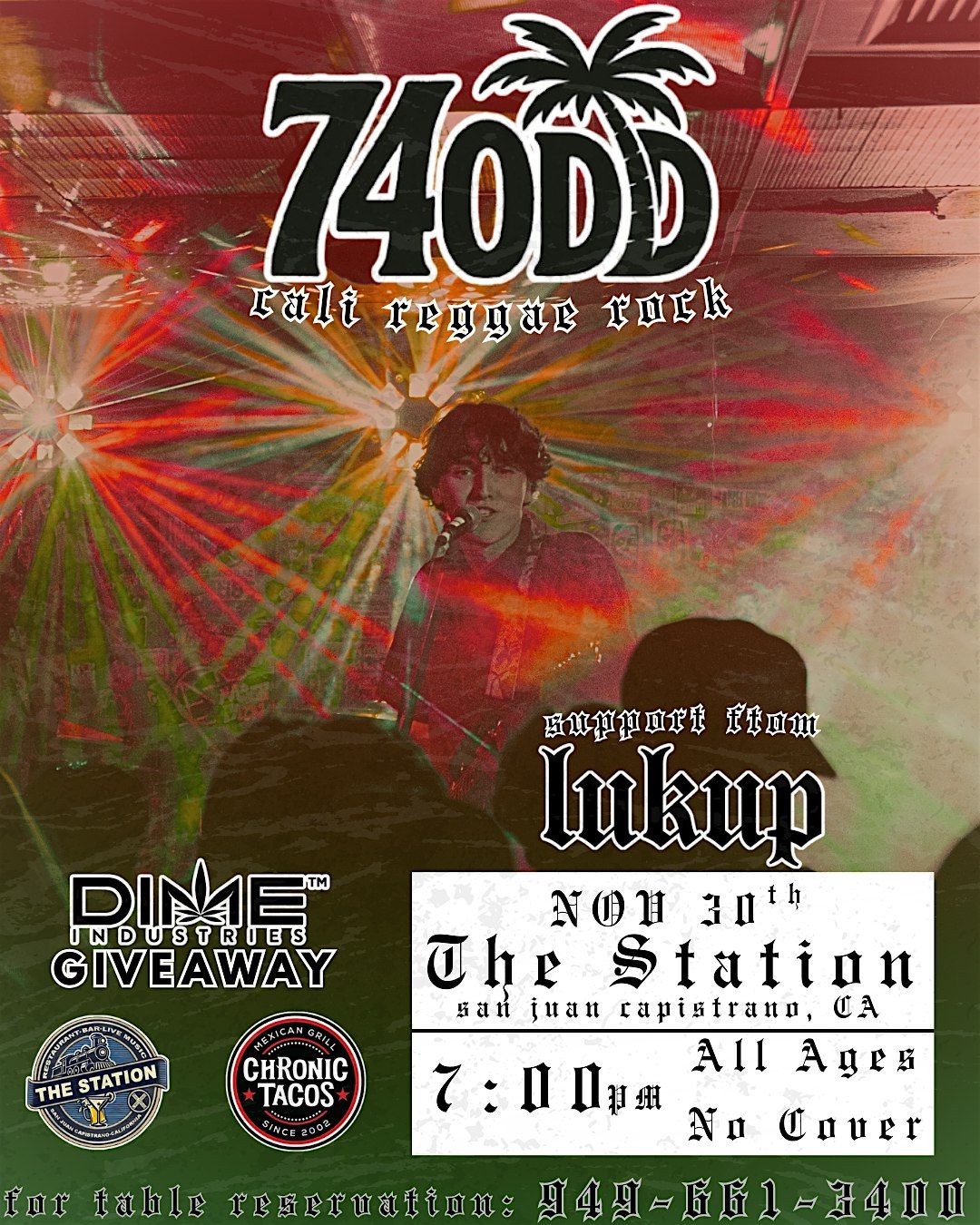 74 ODD | FREE SHOW, 30 November | Event in San Juan Capistrano | AllEvents
