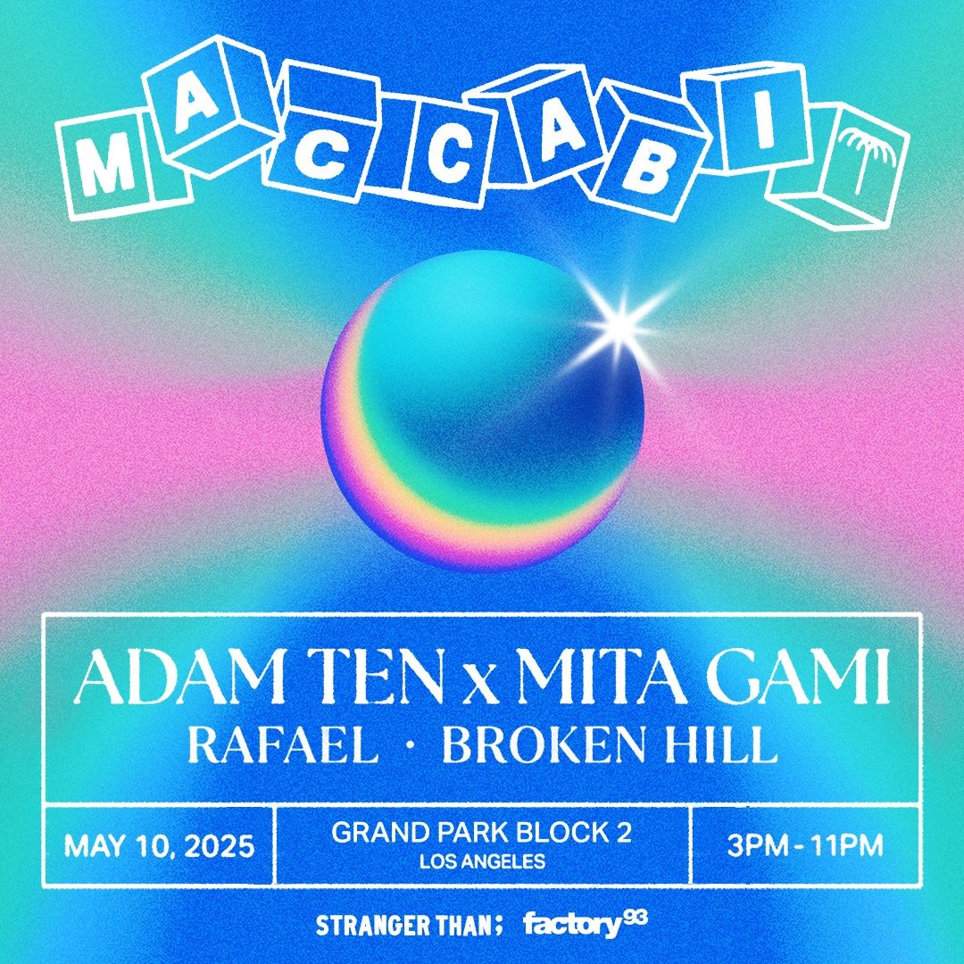 Adam Ten, 17 May | Event in San Francisco | AllEvents