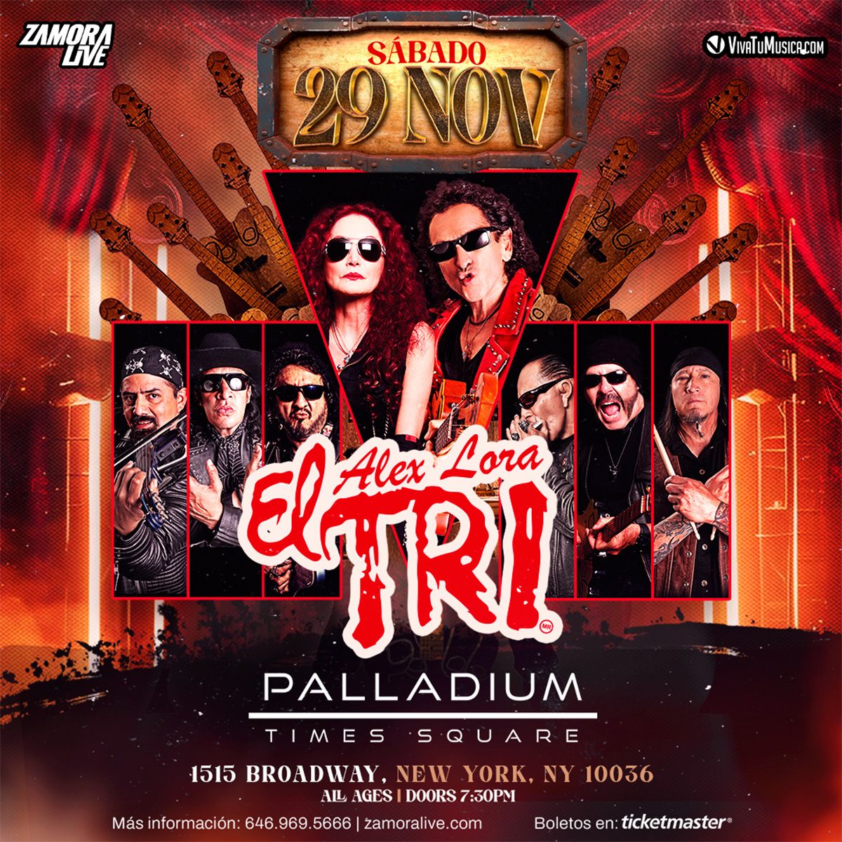 El Tri at The Ritz - Raleigh, The Ritz - Raleigh, 22 August 2026 ...