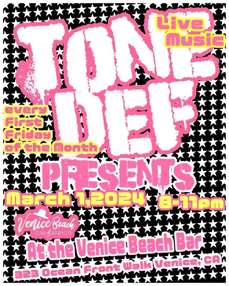 Tone Def live at the Venice Beach Bar and Grill!, Venice beach bar