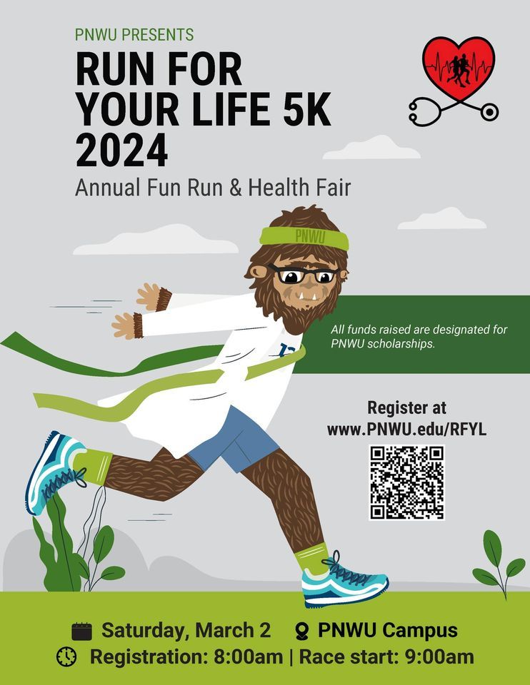 2025 Run for Your Life 5K, Pacific Northwest University of Health