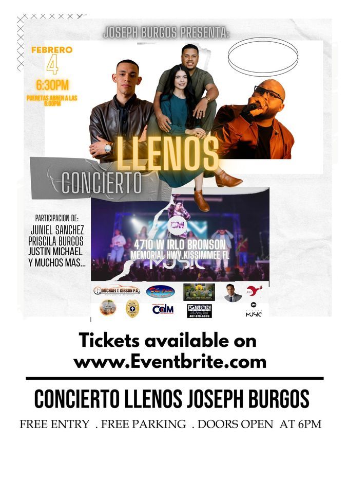 Concierto Llenos, Reborn Christian Academy, Kissimmee, February 4 2023