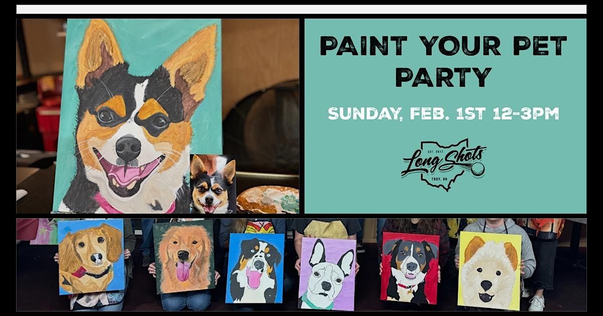 Paint Your Pet Party!, 1 February | Event in Troy | AllEvents