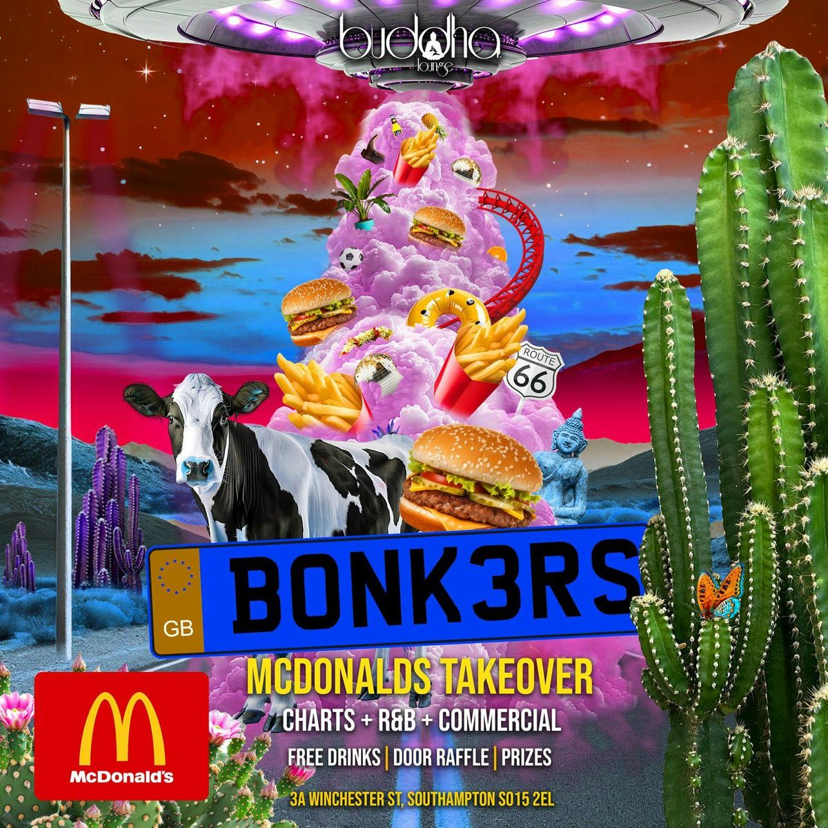 BUDDHAS GONE BONKERS: MCDONALDS TAKEOVER, 16 May | Event in Southampton | AllEvents