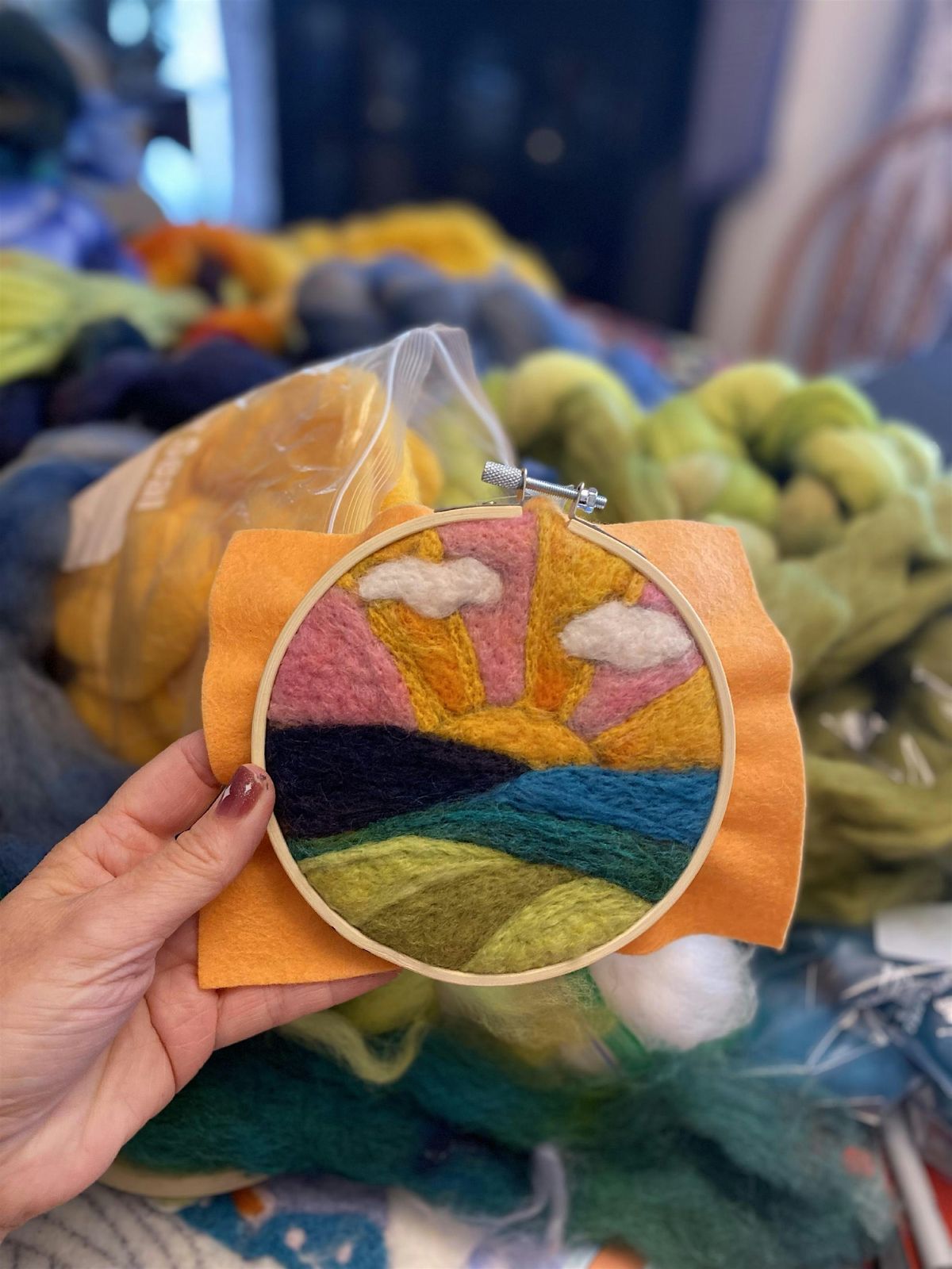 Paint with Wool - Needle Felted Landscape at the Tett, 10 December | Event in Kingston | AllEvents