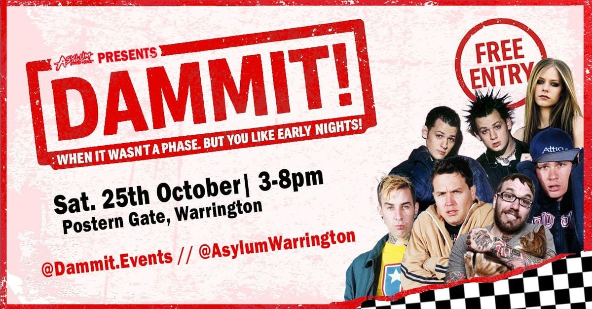 DAMMIT 2.0! : A (daytime) Elder Emo event!, 25 October | Event in Warrington | AllEvents