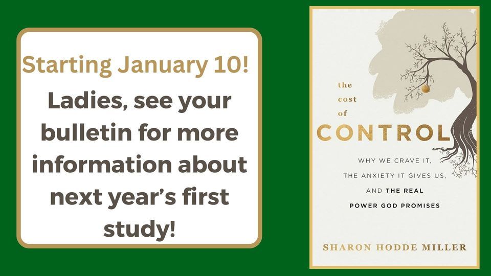 Ladies Bible Study The Cost of Control by Sharon Hodde Miller , 693