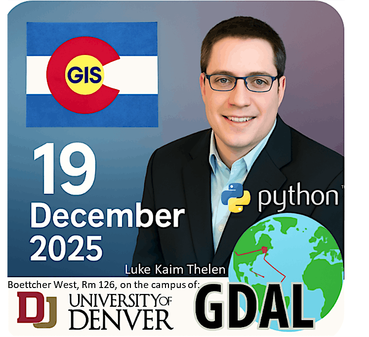GIS Colorado Training: Open source geospatial analysis using Python & GDAL, 19 December | Event in Denver