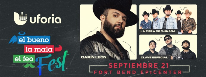 CARIN LEON - EL BUENO, LA MALA Y EL FEO FEST 2025  in Rosenberg, 21 September | Event in Rosenberg | AllEvents