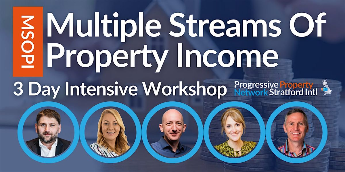 Networking & Training Event | Multiple Streams Of Property Income, 16 January | Event in Peterborough