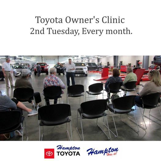 Toyota "New Owners" Clinic open to all., Hampton Toyota, Lafayette