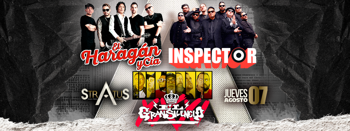 EL HARAGAN, INSPECTOR Y EL GRAN SILENCIO EN PHOENIX, 7 August | Event in Phoenix | AllEvents