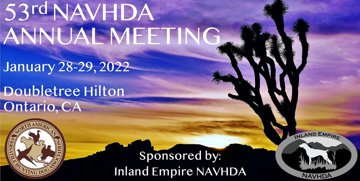 Navhda 53rd Annual Meeting Doubletree By Hilton Hotel Ontario Airport January 28 To January 29 Allevents In Inland Empire Events 2022