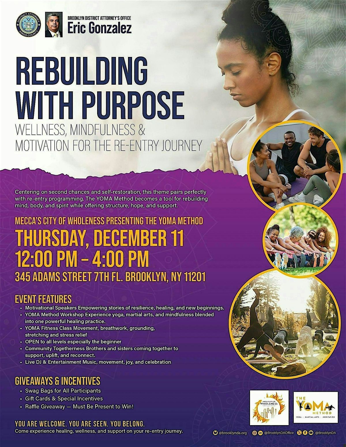 REBUILDING WITH PURPOSE, 11 December | Event in Brooklyn | AllEvents