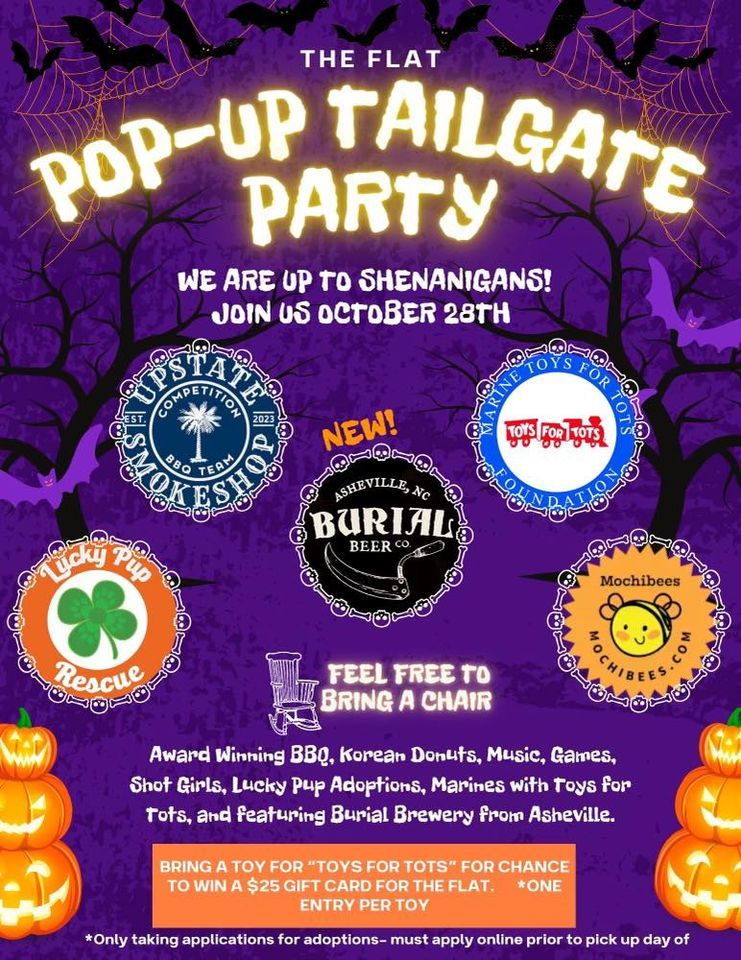 Tail Gate Parking Lot Party, The Flat Greenville, October 28 2023
