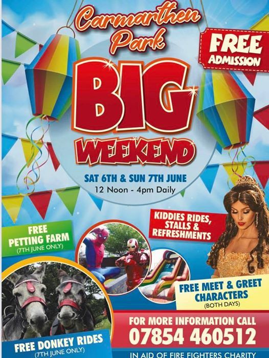 Carmarthen Park Big Weekend, Carmarthen Park, June 6 to June 7 AllEvents.in
