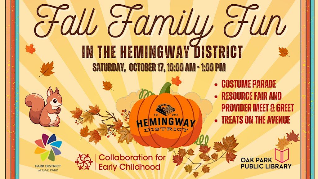 Costume Parade, Fall Family Fun, & Early Childhood Resources, Oak Park ...