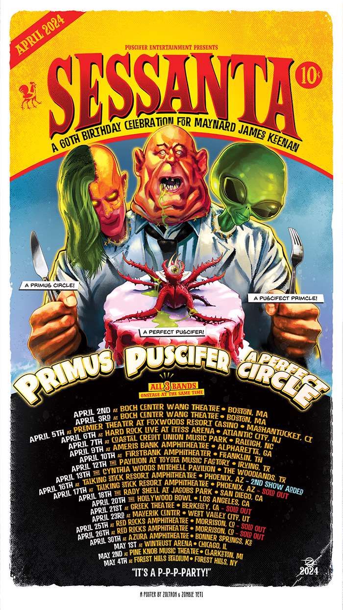 A Perfect Circle with Primus and Puscifer, Orion Amphitheater ...