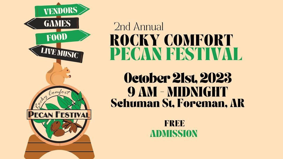 Rocky Comfort Pecan Festival, Foreman Community Center, 21 October 2023
