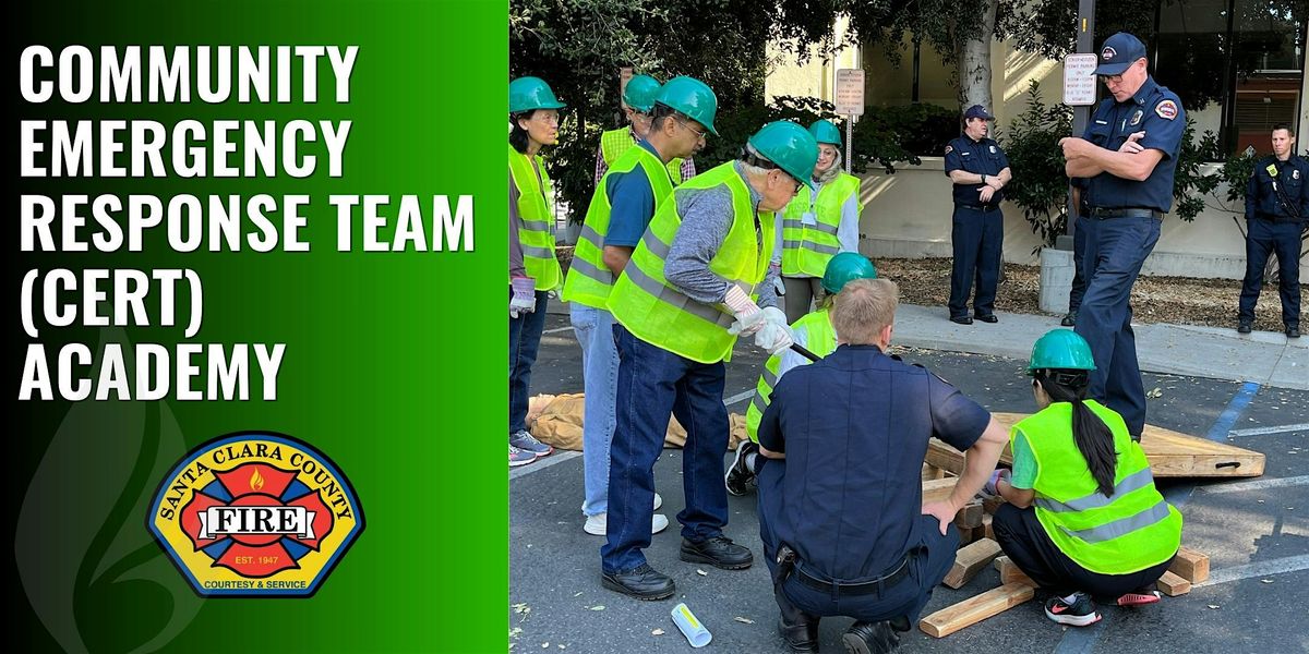 Community Emergency Response Team (CERT) Academy - Winter 2026, 24 February | Event in Campbell | AllEvents