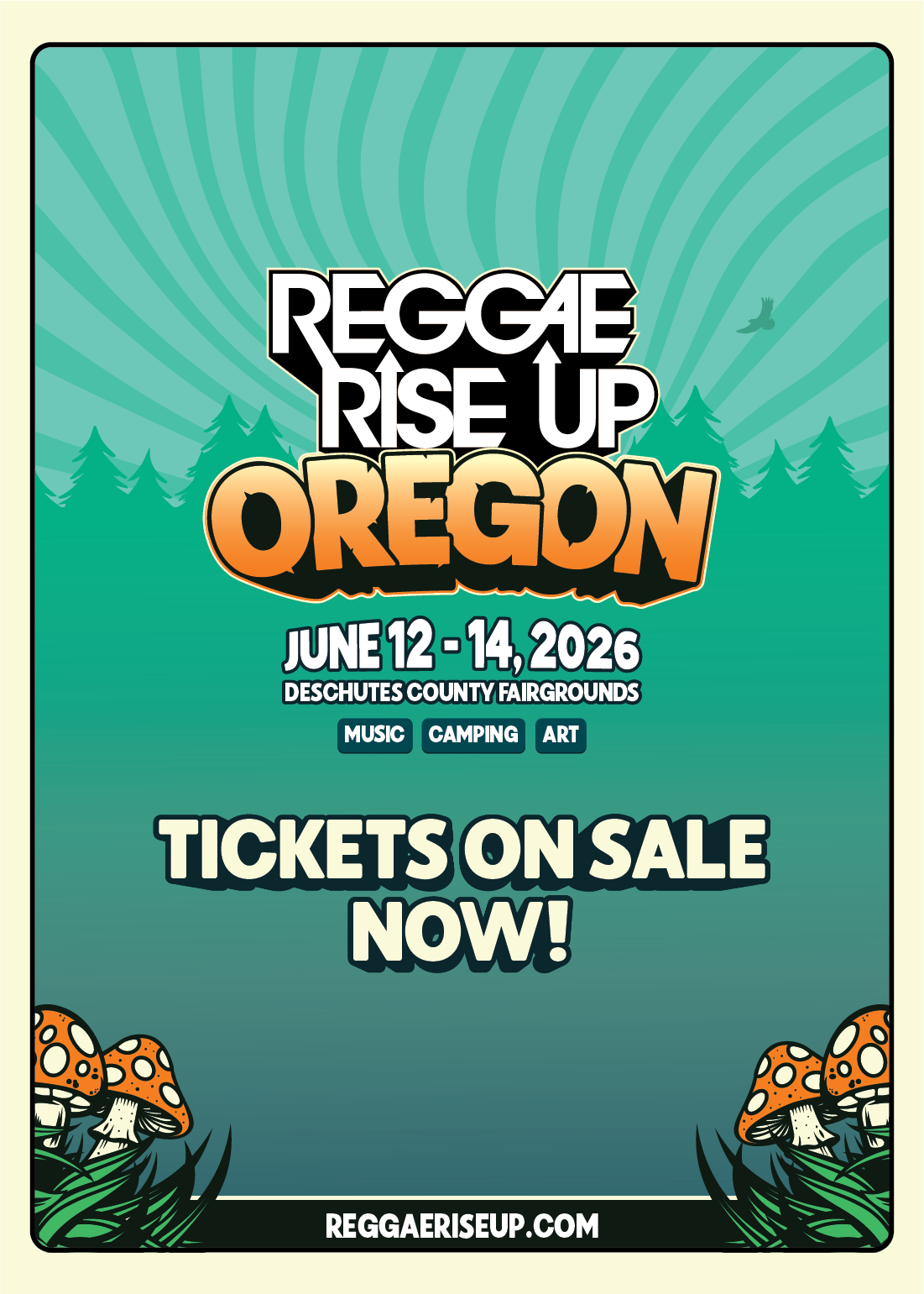 2026 Reggae Rise Up - Saturday at Deschutes County Fairgrounds and Expo Center, 13 June | Event in Redmond