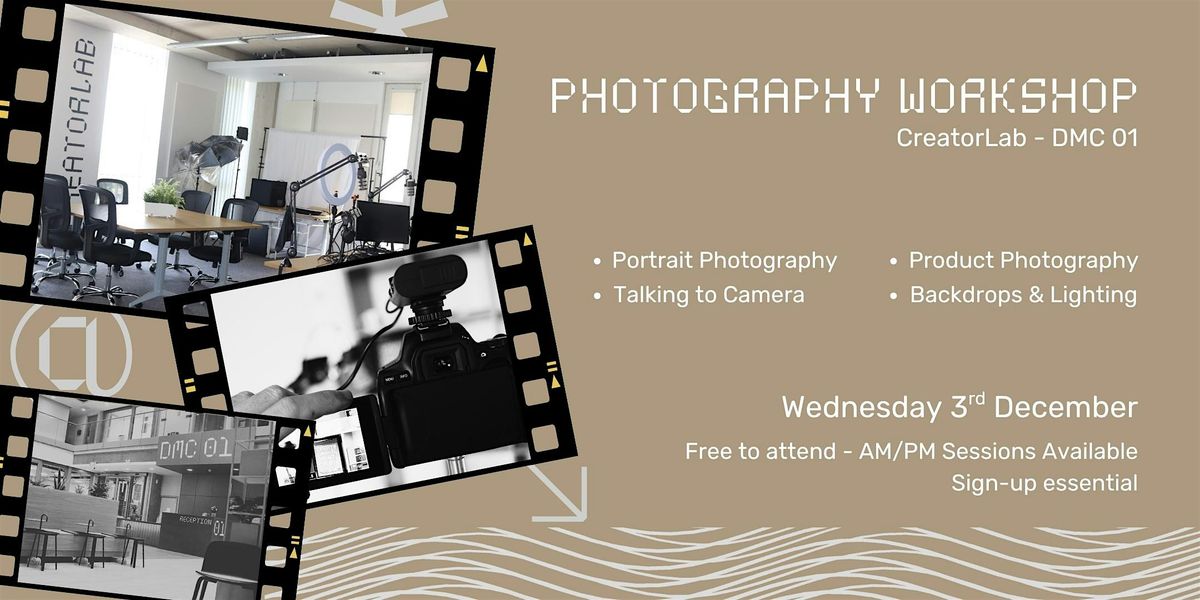 DMC Photography Workshop, 3 December | Event in Barnsley | AllEvents